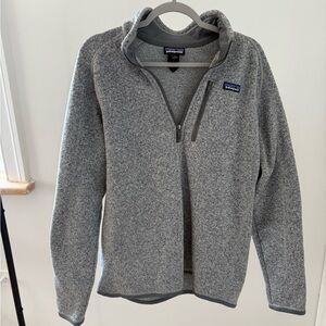 Patagonia Men's Zip-Up Sweater in Gray